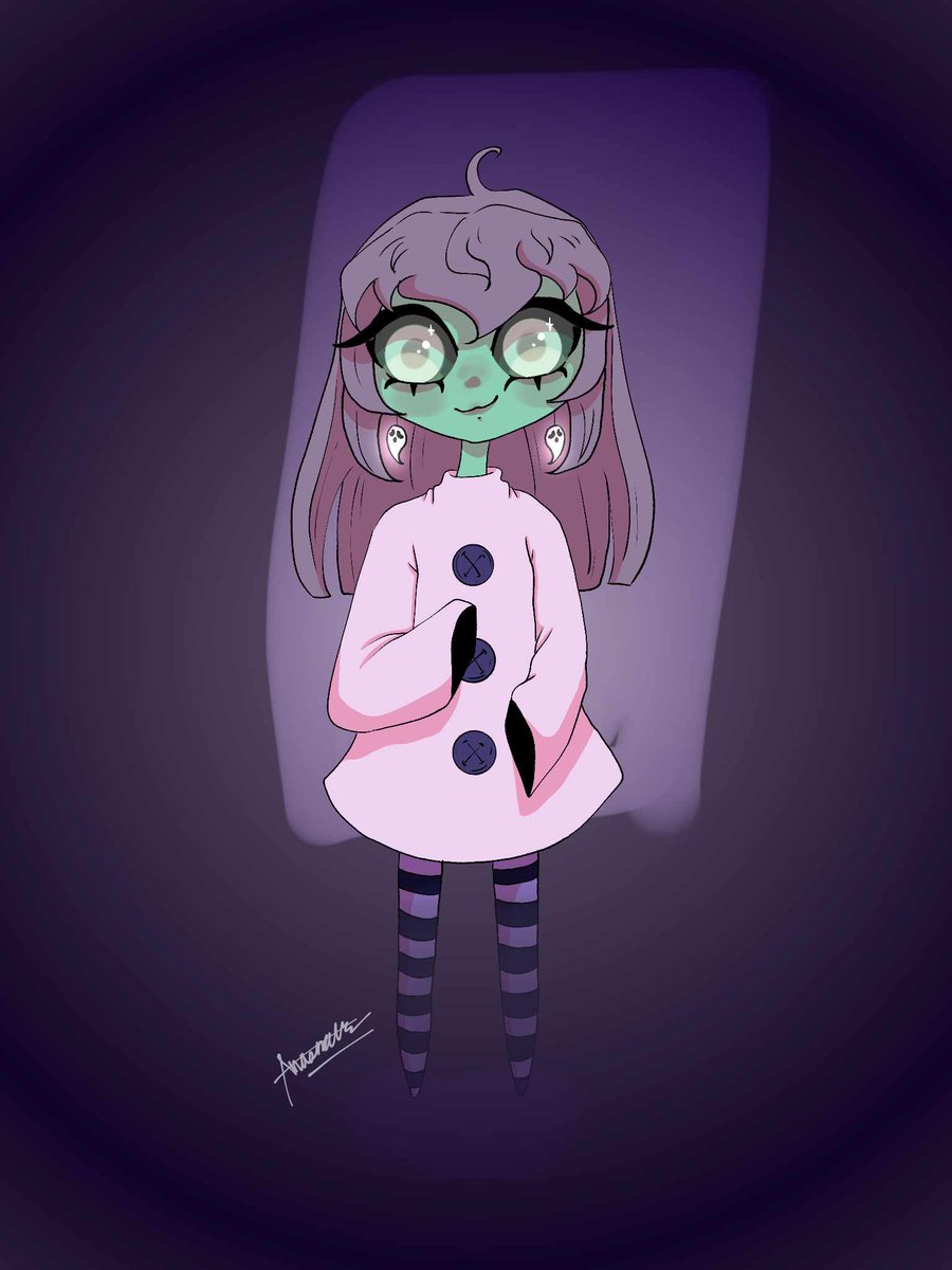 anasmallzz's tweet image. Sooooo I may have found my new favorite way to draw cute little characters. The first one is one I made for myself to represent me in reels and videos I make. But then I went off and drew more for some family and friends. Spooky cuties~! 

#spookycute #cute #art #cutecharacters