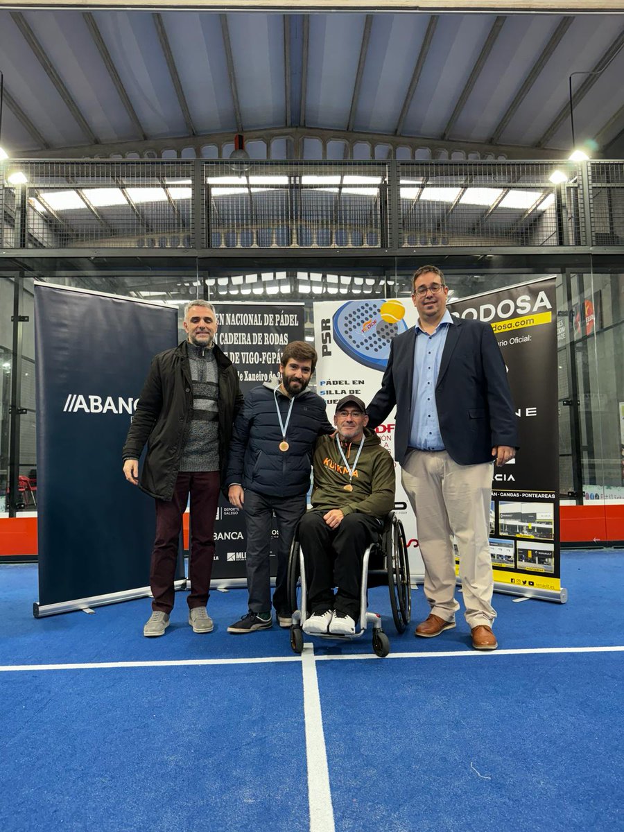 'Coco'  Bernal y Oscar Agea, campeones 🏆 del II Open Nacional de pádel en silla Ciudad de Vigo

VI prueba de la Copa de España 🇪🇸 

Se impusieron en la final a Edorta de Anta y Beto Catalá

Noticia 👇 
bitly.ws/3b5qL
🥎🥎🥎
#padel #wheelchairpadel