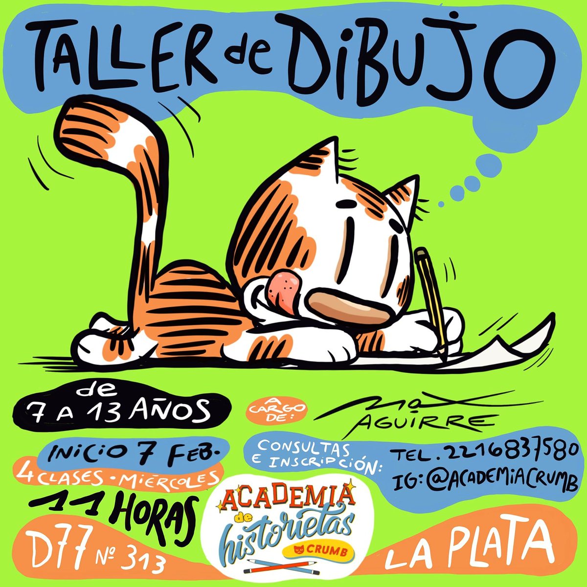 Espacio CRUMB (@espaciocrumb) on Twitter photo Nuevo taller de Verano para Chiques!
Por <a href="/Max_Aguirre/">Max Aguirre</a> !
Toda la info al WhatsApp de CRUMB Nuevo taller de Verano para Chiques!
Por <a href="/Max_Aguirre/">Max Aguirre</a> !
Toda la info al WhatsApp de CRUMB