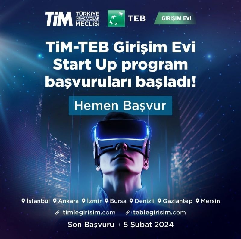 B_ConnectorCo's tweet photo. TİM-TEB Girişim Evi, 2024 programları için yeni girişimlerini bekliyor.Bugüne kadar birçok girişimi çeşitli konu başlıklarında desteklemiş olan programların son başvuru tarihi 5 Şubat 2024. https://t.co/Z079uausk8
