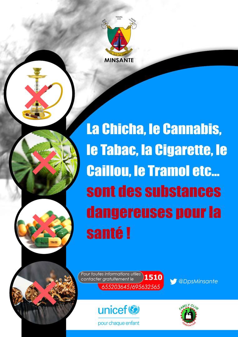 DrManaouda's tweet image. Je rappelle que la chicha est un produit dangereux et interdit dans les espaces publics au Cameroun.  Au vue de la recrudescence des maladies non transmissibles, mes équipes sillonneront les établissements de loisirs à l’effet de faire respecter la réglementation en la matière.