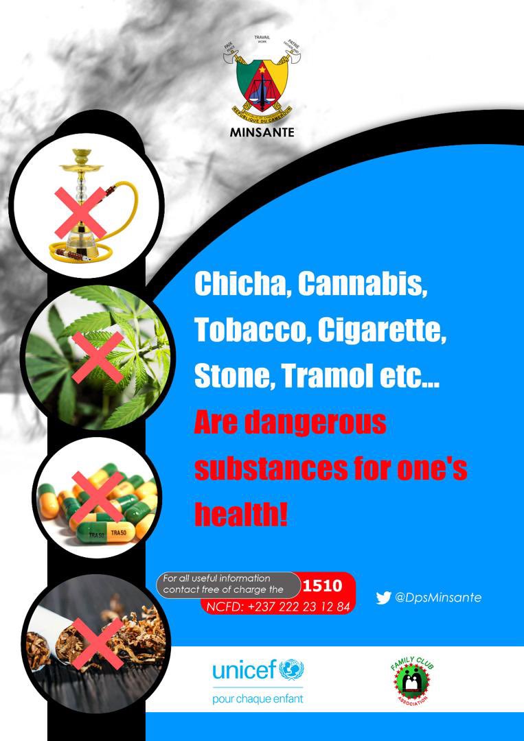 DrManaouda's tweet image. Je rappelle que la chicha est un produit dangereux et interdit dans les espaces publics au Cameroun.  Au vue de la recrudescence des maladies non transmissibles, mes équipes sillonneront les établissements de loisirs à l’effet de faire respecter la réglementation en la matière.