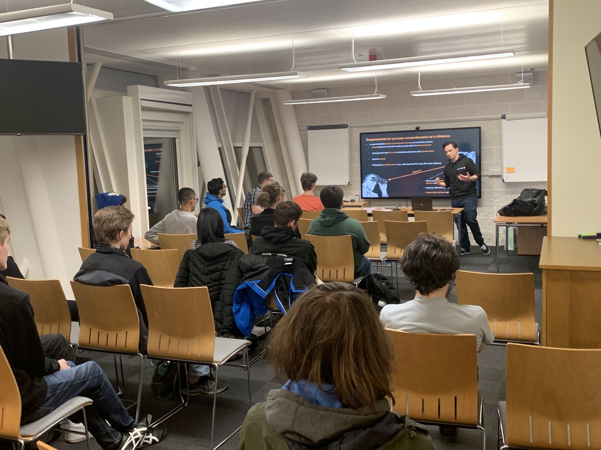 Last Friday we had <a href="/RicDerby/">Ric</a> come and deliver our first guest talk of the term! It was a fascinating look into process comprehension for OT systems and made for a strong start to LUHack this term!