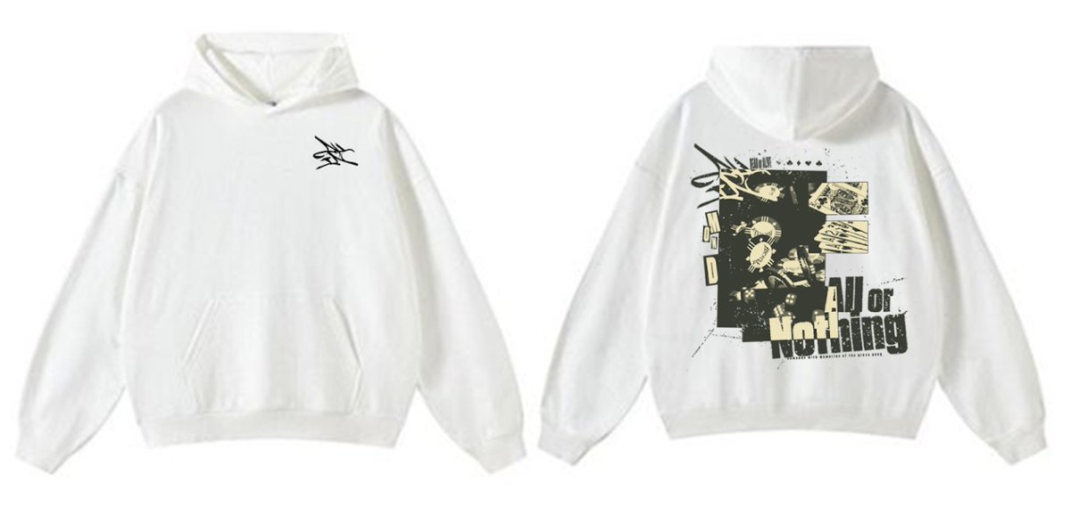 ALLINのパーカーがカッコ良すぎる。実質21or22着限定とかになるんかな