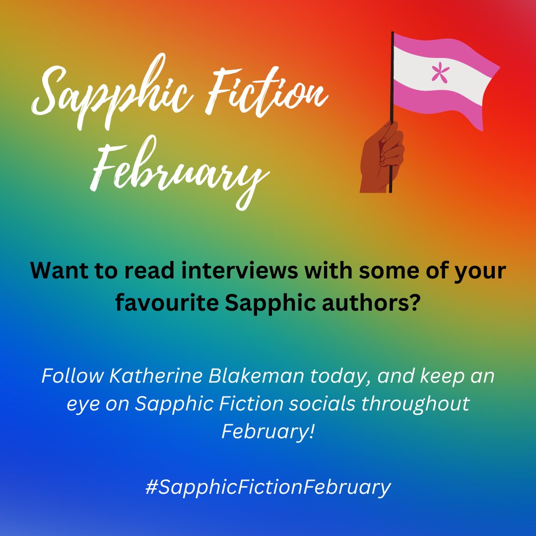 Not long to go! Make sure you're subscribed to my mailing list to see the exclusive full schedule! #SapphicFictionFebruary