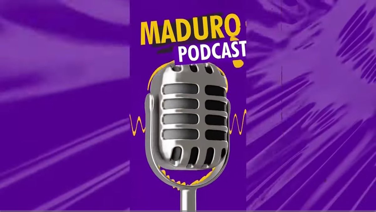 Esta noche a las 9pm no te pierdas la nueva edición de #MaduroPodcast con un invitado de lujo: @jorgerpsuv por @VTVcanal8 #sintoniza