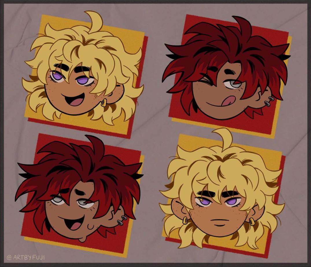 artbyfuji's tweet photo. tiny siblings + cursed mugshot ���� https://t.co/liMmFV9yqa