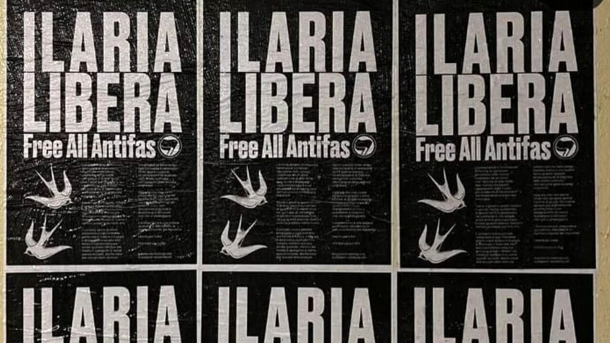 #29gennaio ci sarà il processo a #IlariaSalis: da quasi un anno in un carcere a #Budapest, accusata di aver aggredito 2 neonazisti. Rischia 11anni di carcere.
Per il legale non ci sono prove,Ilaria si dichiarerà non colpevole.
Free all antifas✊❤️🖤
Combattere i nazisti è giusto!