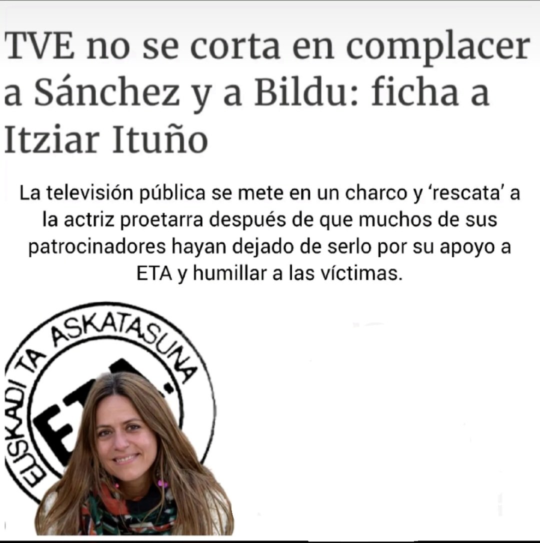 Fuera TVE.
No existe ...