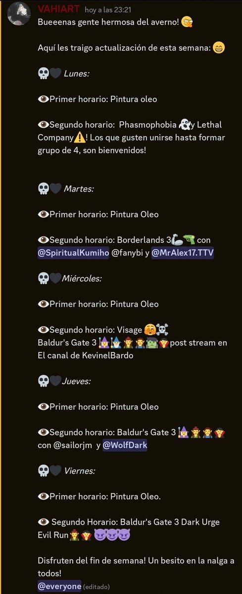 Bueeenas preciosos del Averno! Aquí les dejo la actualización de esta semana!

Un potibeso rico a todos! Hasta mañana!