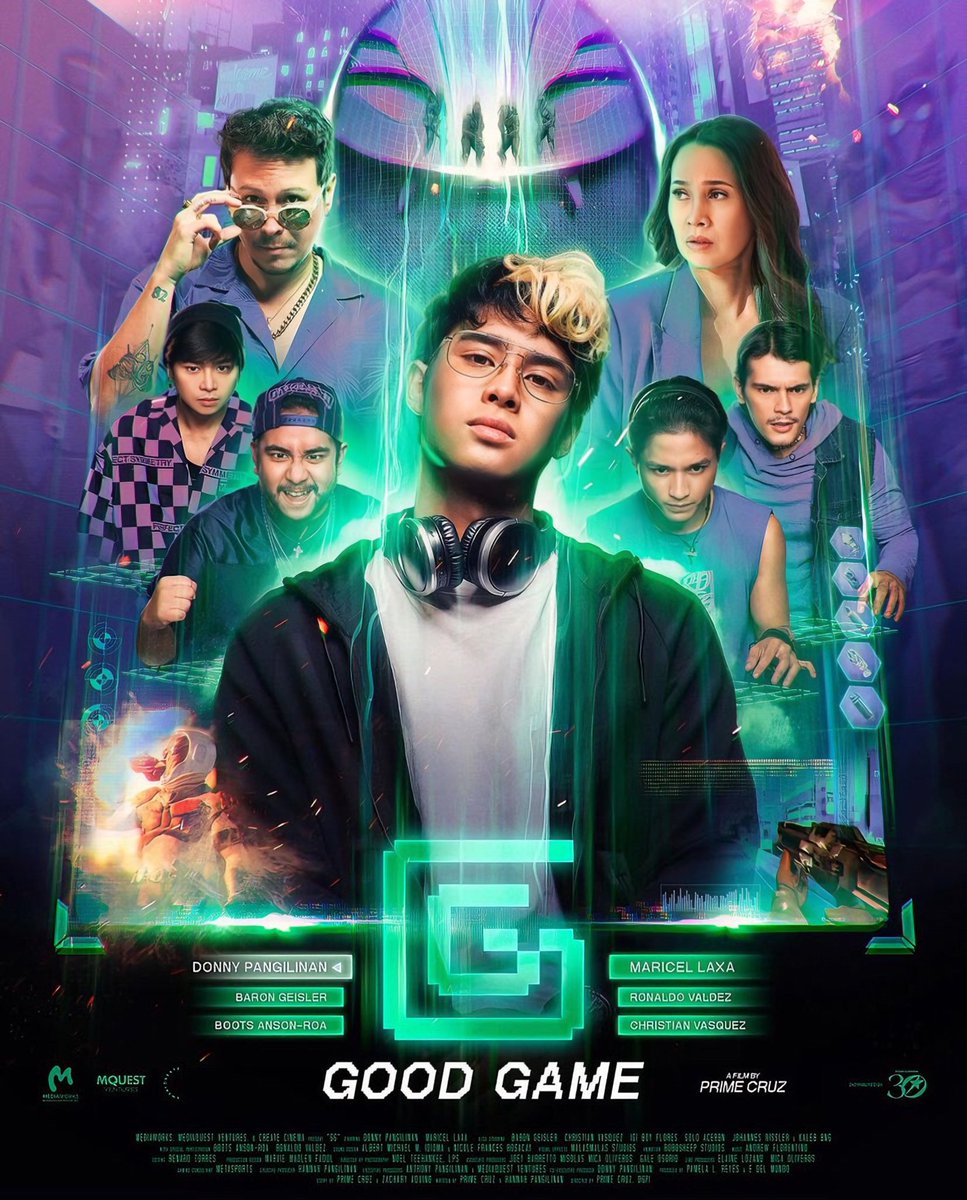 G na ba kayo? 👾🎮
 
#GoodGameTheMovieNowShowing! Tara na’t sumugod sa pinakamalapit na sinehan at panoorin ang #GGTheMovie! 💚
 
Watch trailer here: youtu.be/MClLyGyWH9w?si…