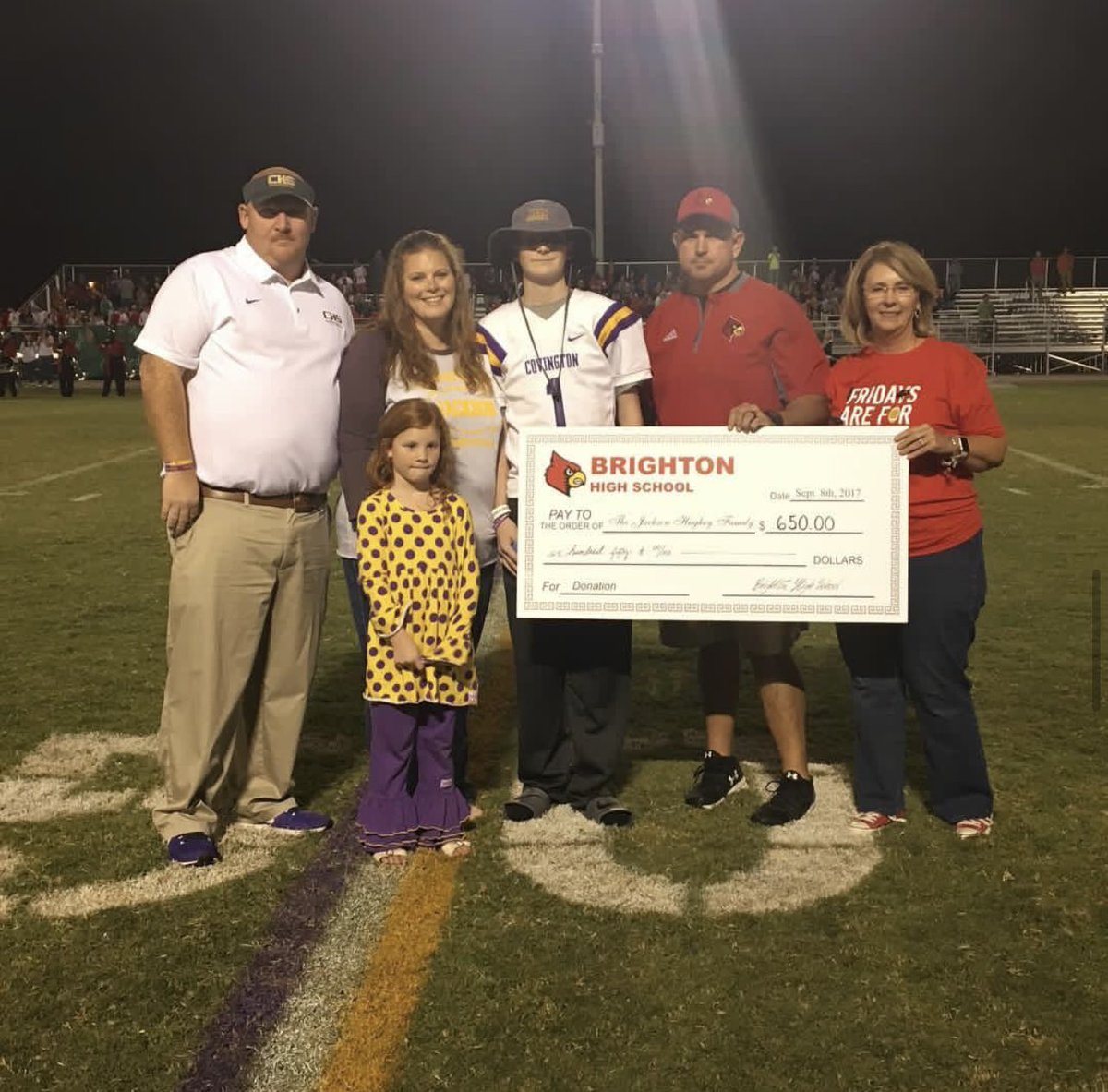 CardFootballBHS's tweet image. Our thoughts and prayers go out to the family of Jackson Hughey as well as the @covingtonfball family. Jackson will be missed! 💜💛❤️🖤