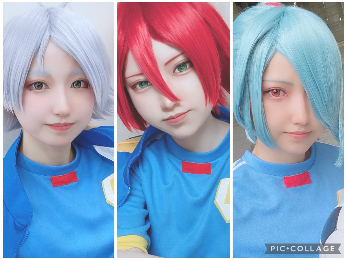ふぶきやまるのコスプレも揃った⚽️
