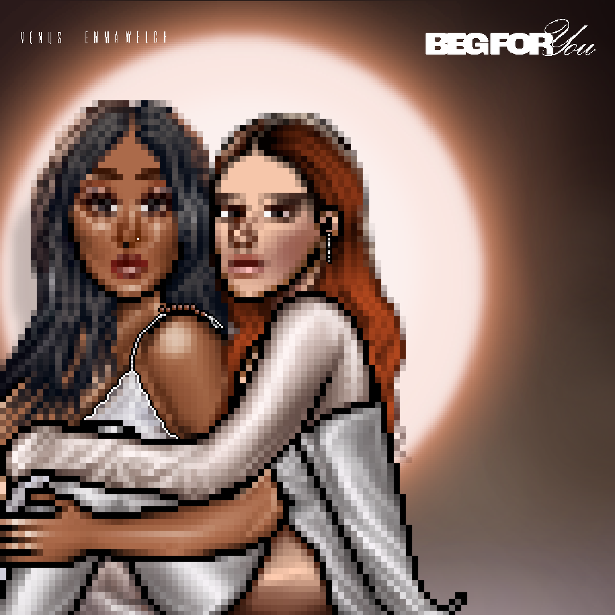 wupvenus's tweet photo. don't make us beg for you. cuz we won't. 🤎 it's such an honor to finally be able to collaborate with Emma after so many years in the industry. so here's a gift from the classic pop chicks u know! 🤎 listen now #BegForYou feat. @emmawelchbb  🤎 https://t.co/ntFdeYLT4E https://t.co/uGaCBfFRU3