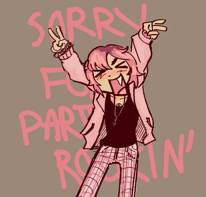 To me, he is a raver I think he is part rocking 
