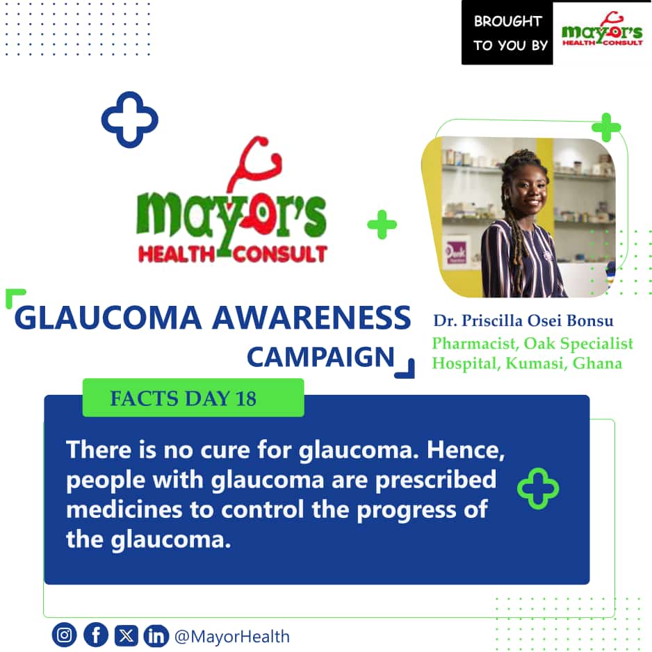 Can glaucoma be cured? #MayorHealth #GlaucomaAwarenessMonth #GlaucomaAwareness #Glaucoma