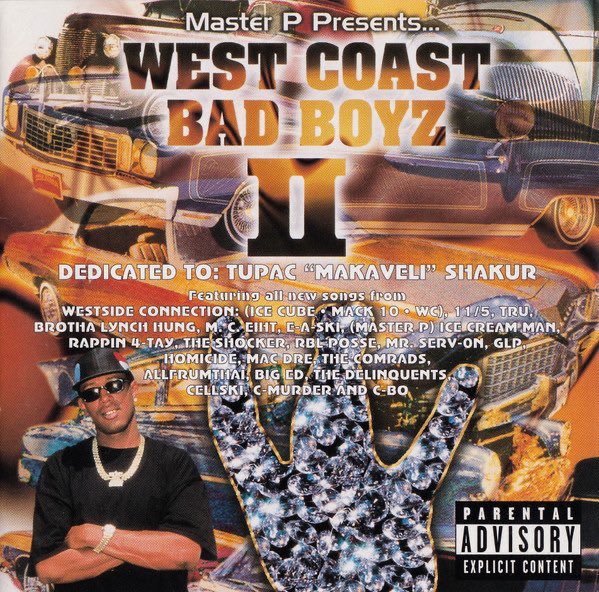 January 28, 1997 @MasterPMiller released West Coast Bad Boyz II Some Artists Featured Include @MasterPMiller @icecube @TherealDubWC @OfficialMack10 @BrothaLynchHung @rappin_4tay @EASki @trucmurder @eiht0eiht @CELLSKI @TheRealMrServOn and more