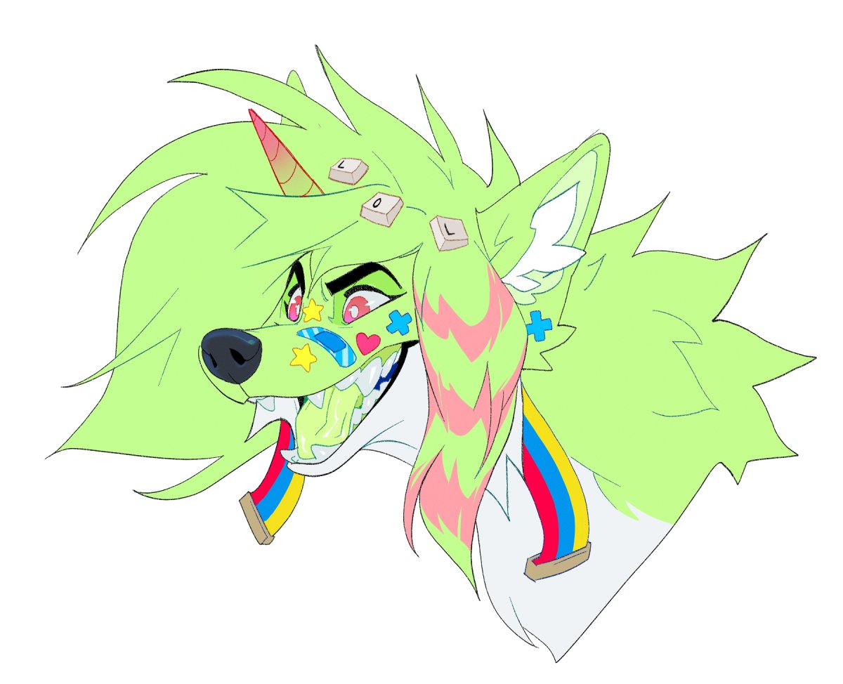 Headshot comm. for <a href="/bytepaws/">VIRUS.tar.gz 💽「❄️🐦‍⬛」</a> !