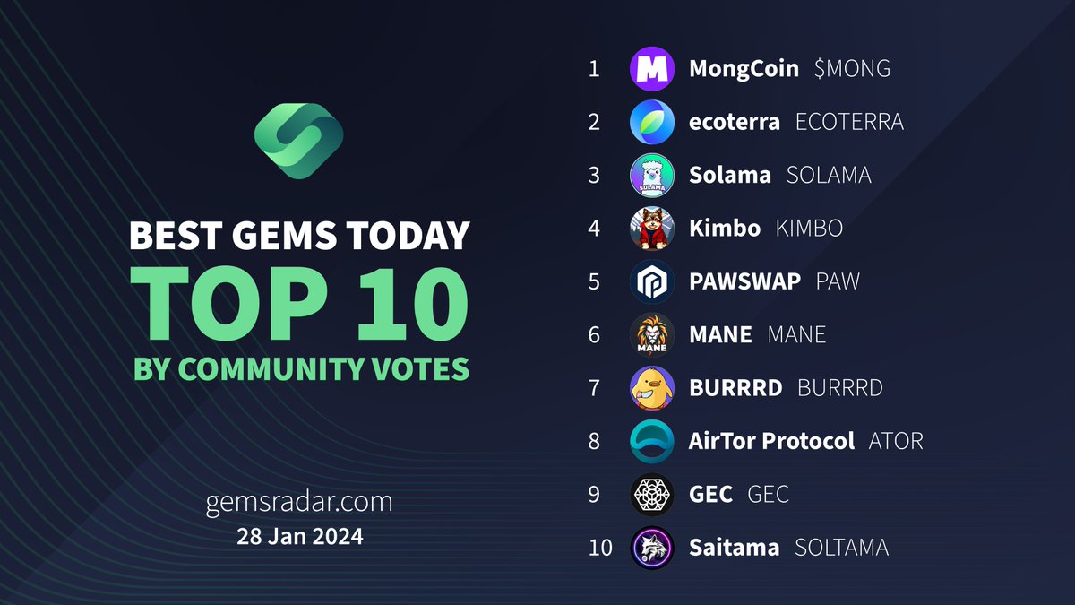 Gems Radar tweet media