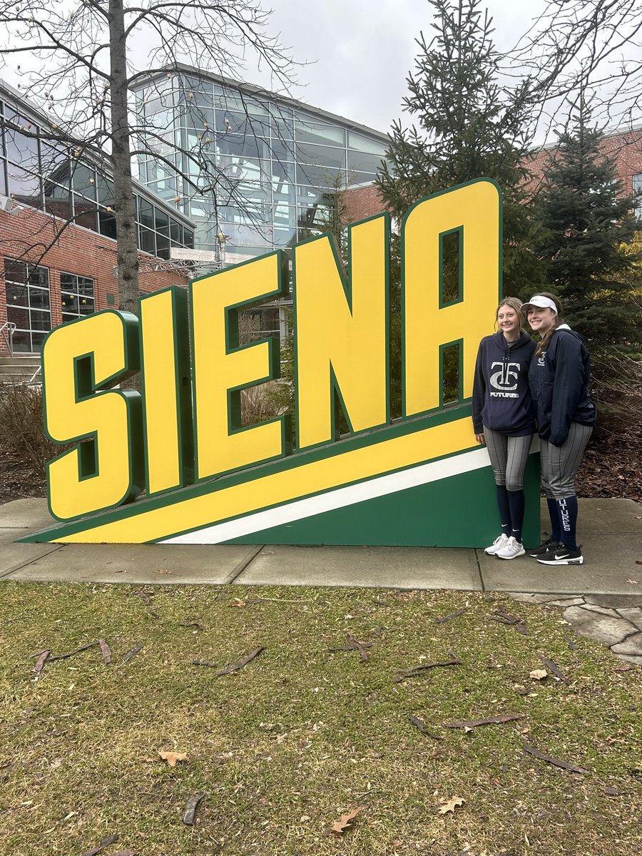 Great time at <a href="/Siena_Softball/">Siena Softball</a> camp yesterday! Loved the instruction and the  tour of campus. Thank you to <a href="/BumpCasey/">Casey Bump</a> &amp; <a href="/Cooper_Geo99/">George Cooper</a> for the words of encouragement!