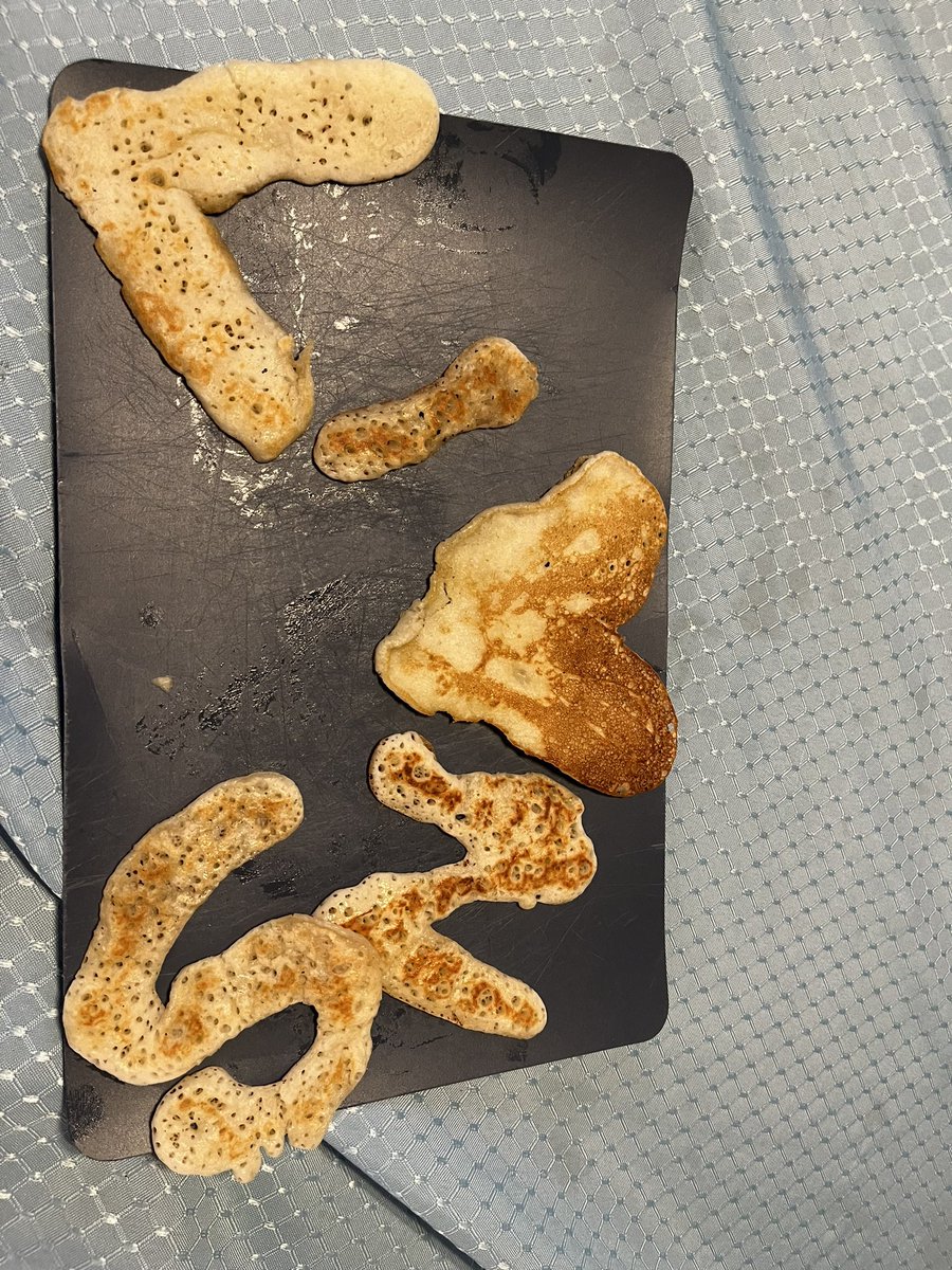 In this household we all contribute to the <a href="/Lions/">Detroit Lions</a> fandom. The Mrs made the little Princess special pancakes.  #AllGrit  #OnePride We are ready.  Now let’s go take it !!! LFGLions