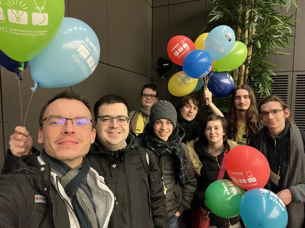 infoartois's tweet photo. C’est terminé pour le #SWERC ! Bravo aux équipes de l’#UnivArtois pour leur implication et leurs efforts ! Félicitations en particulier à notre équipe #STM32G431CB qui, en étant la première à résoudre le problème I, a ouvert le scoreboard cette année ! https://t.co/6cORQKXEqc