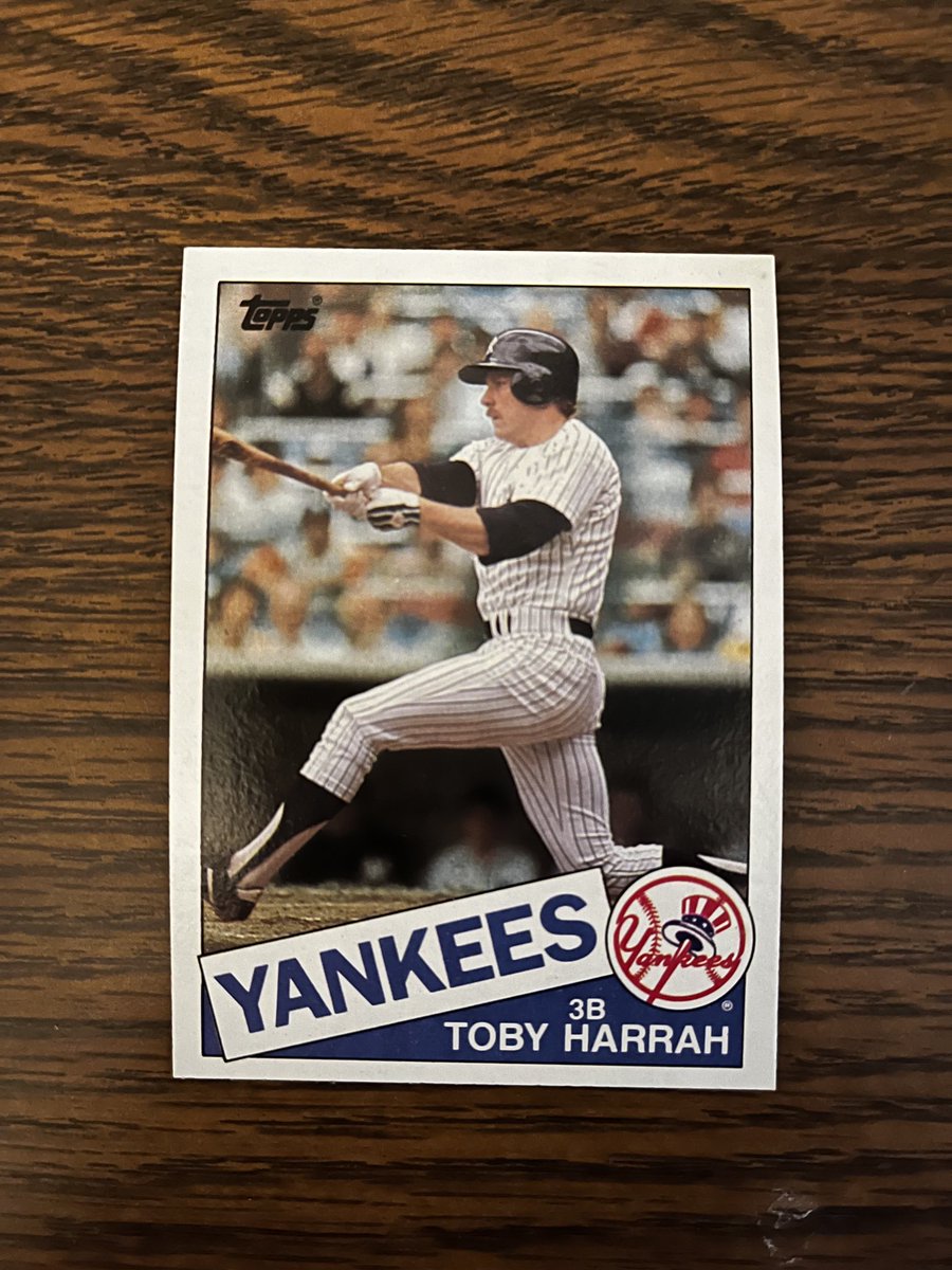 yank_nyva's tweet photo. Random Yankees. #1985Topps #Yankees โพ๏ธ https://t.co/3k8nIHUZAo