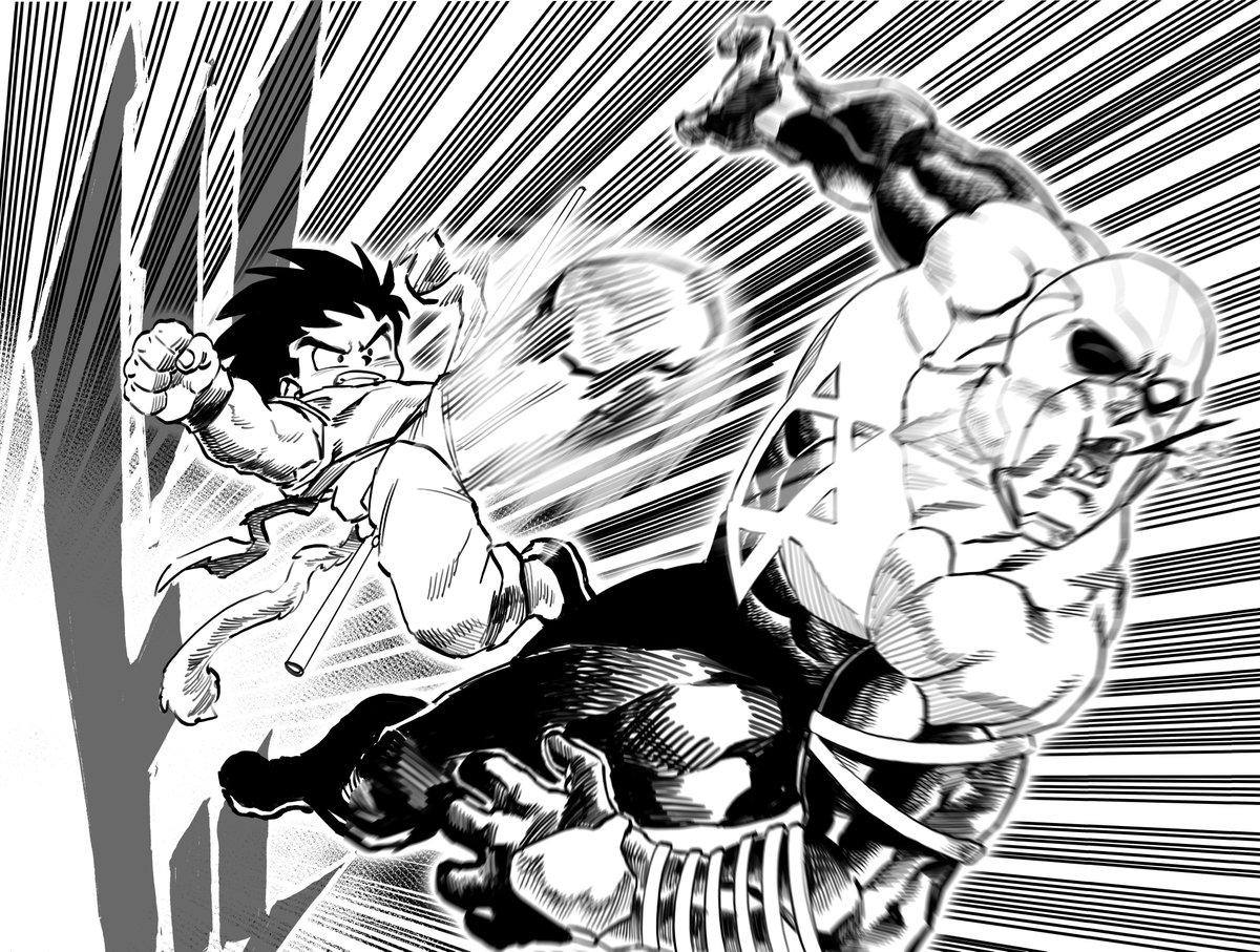 KIN_MACHINA's tweet image. All that for kid Goku to solo 🥱