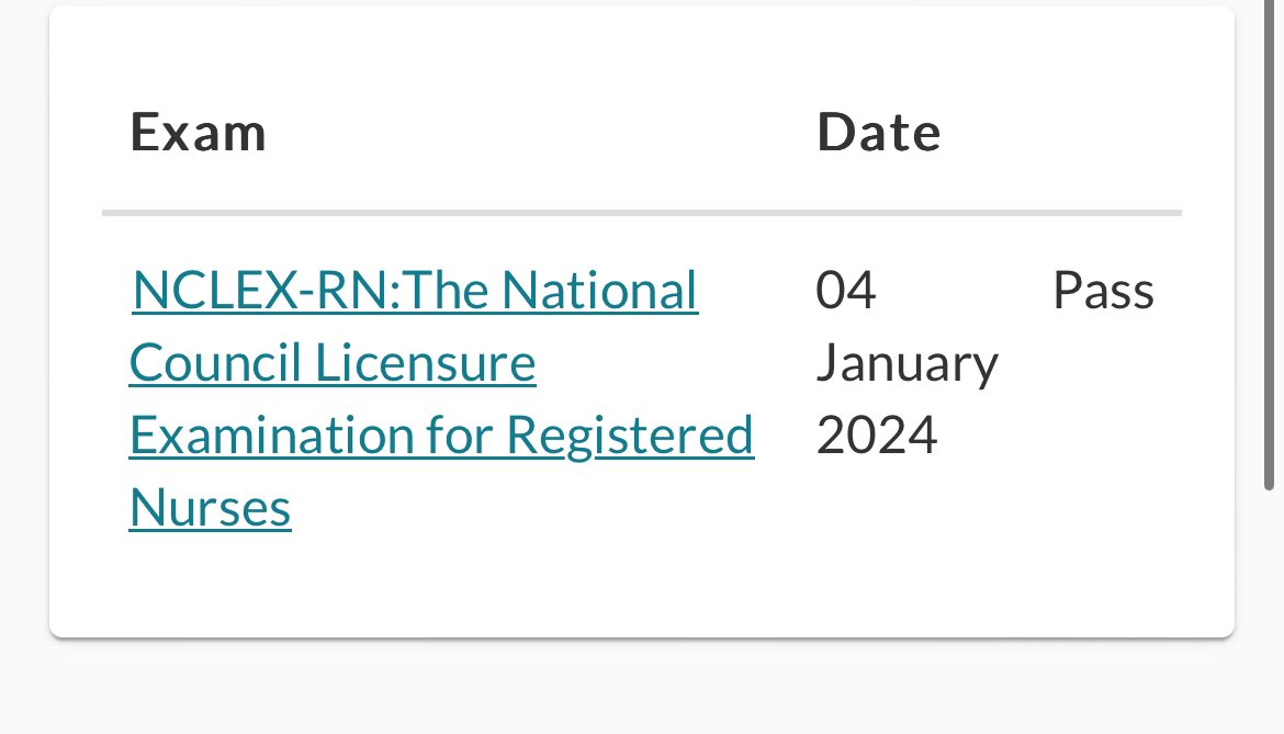 on January 4th I took and passed my NCLEX on my first attempt 🥳All glory to God

“ Teach me to do your will , for you are my God; may your good spirit lead me on level ground “ Psalms 143:10

Justin Morrow BSN, RN🩺