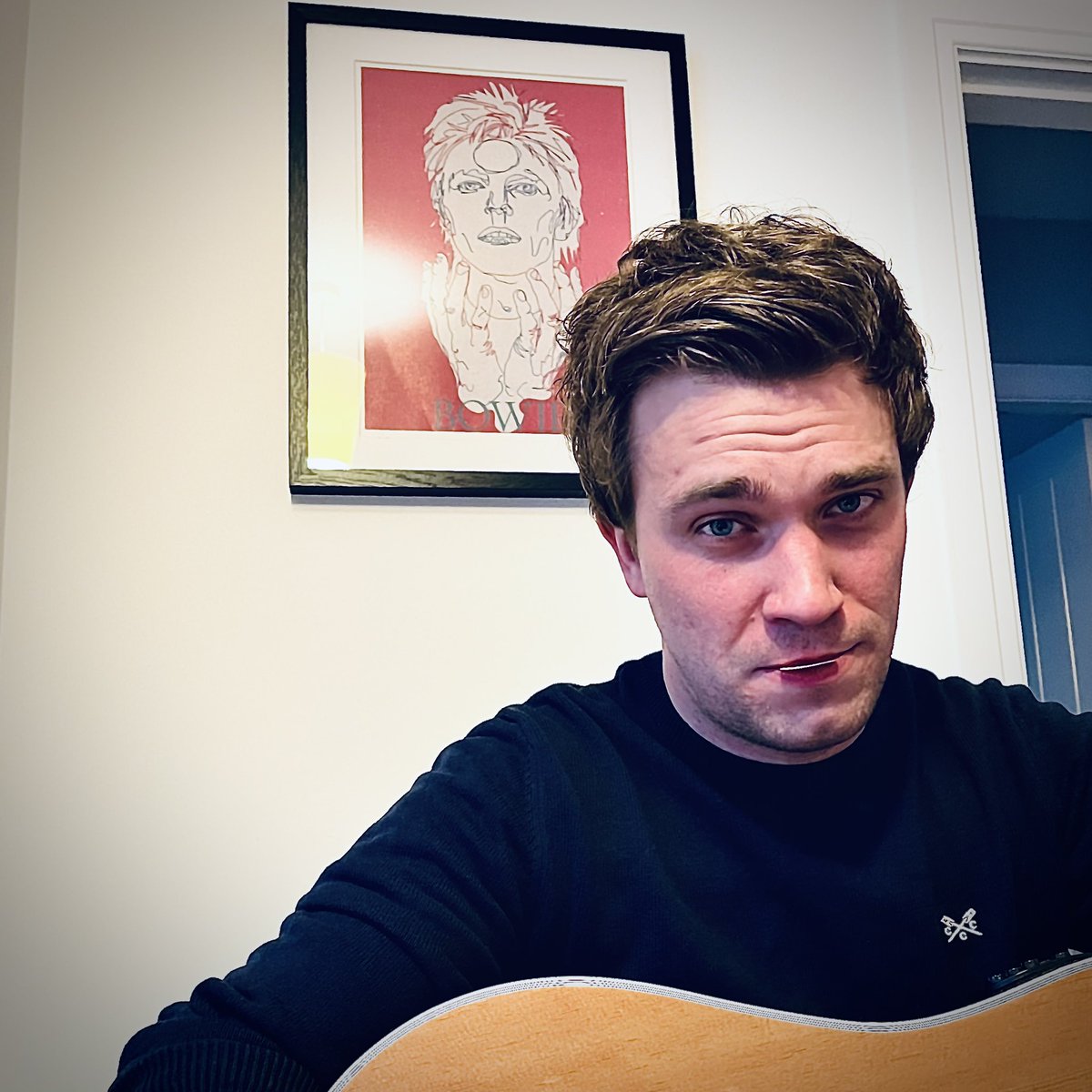 LightTide's tweet photo. Will, our beautiful lead guitarist sits at the alter at our songwriting session today. Just don’t swallow the pic, Will..
#Sheffield #band #music #NewMusic #LightTide #blues #rock https://t.co/lzqv5R4F5l