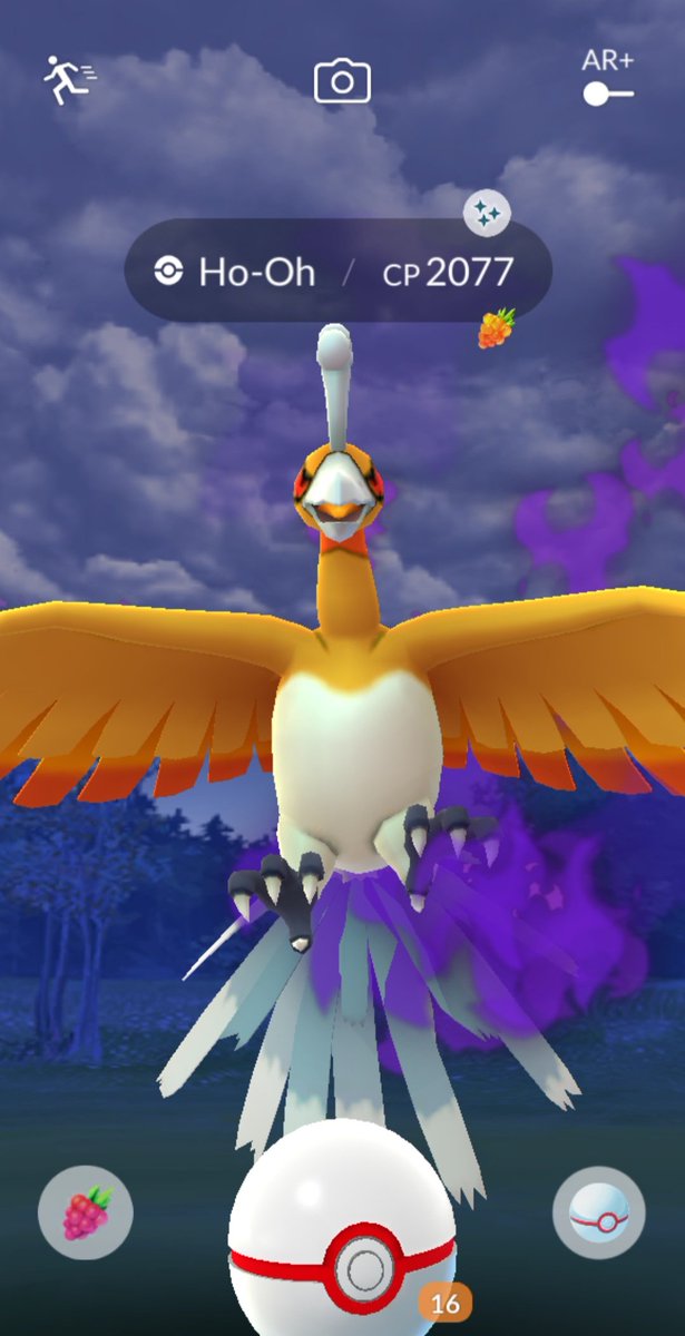 Frecklezonfire's tweet photo. OMG.. yeah I clearly panicked 🥶 Wooo it happened ! #PokemonGO #ShinyPokemon #Pokemon #TwitchStreamers https://t.co/WqQmXWWHGg