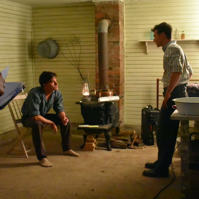 📸 <a href="/FinnWittrock/">Finn Wittrock</a> and <a href="/dkwittrock/">Dylan Wittrock</a> behind the scenes of <a href="/LouieMovie/">LOUIE MOVIE</a>