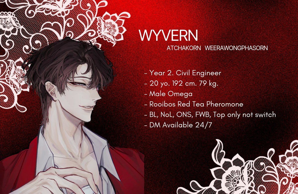 Wyvern_AT's tweet photo. #MWP_commu

"อย่าใจร้อนนักสิ อีกเดี๋ยวก็ได้รู้จักกันมากขึ้นแล้ว จริงไหมคนเก่ง?"

ไวเวิร์น | อัชฌ์กร วีรวงศ์ภาษร

Doc : https://t.co/Hq3HshoYAB

(ทัก/โค/โรล/จีบ >> DM ได้เลยครับ 🫶) https://t.co/VR6ax23Whn
