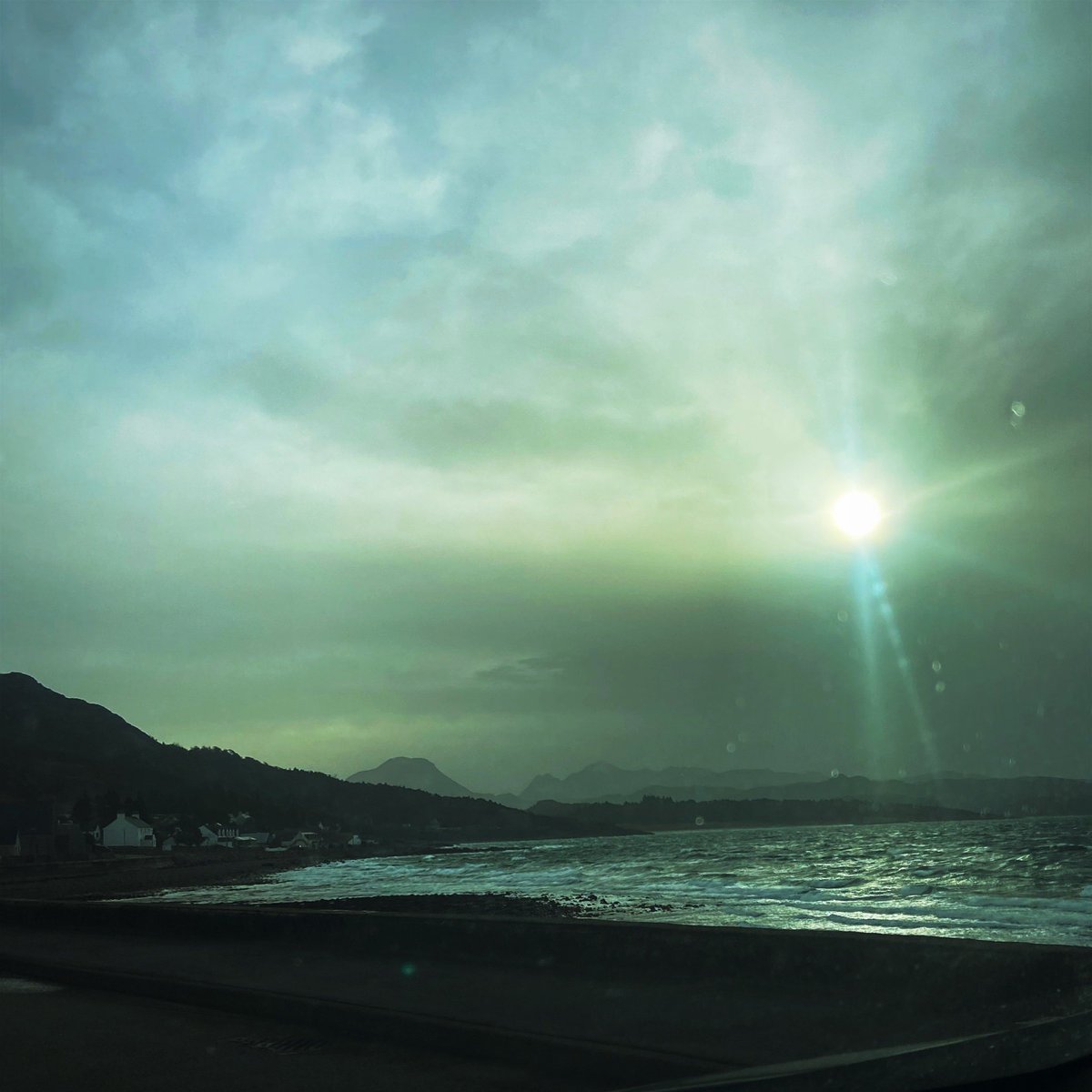 Very mild and hazy in Gairloch today, felt like summer!