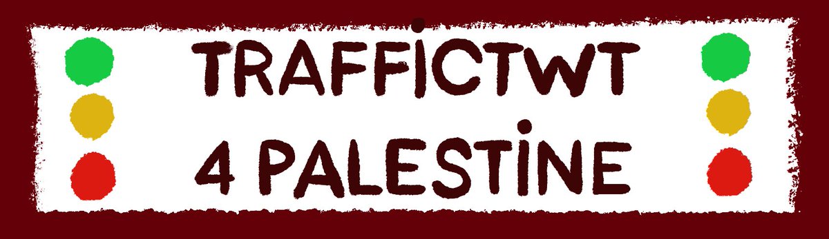 Hello everyone, we are happy to present #Traffictwt4Palestine!
An event inspired by Particles4Palestine, hosted by <a href="/PeaThePeanut/">Pea🚦🎭🦀</a>, <a href="/Stars4Theseus/">thes(eus) 🌟 (you are here)</a>, <a href="/ThePlagueRattt/">Ares</a> and <a href="/HatzuiKhaz/">Hatzui 🇦🇷🇲🇽 |🚦🐬 | EMERGENCY COMMS</a>

Please reply if you as an artist would like to participate! :D