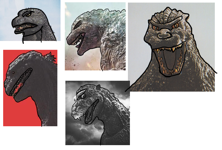 twelve9900's tweet photo. Also made this to practice Godzilla heads as I wanted to binge watch some old Godzilla movies and maybe draw some cooler shots I will see in them.
Totally not trying to get my brain to work by force. https://t.co/5ZkPFPtV1k