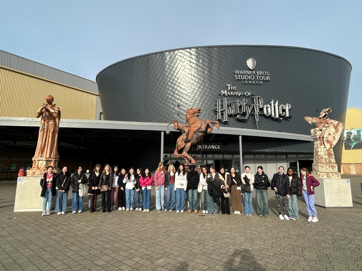 This weekend our boarders enjoyed a marvellous trip to the magical #HarryPotterStudios! We explored the wizarding world, including Diagon Alley and Platform 9 3/4. @royalhighschoolbath @gdst #iloveboarding #familyforever