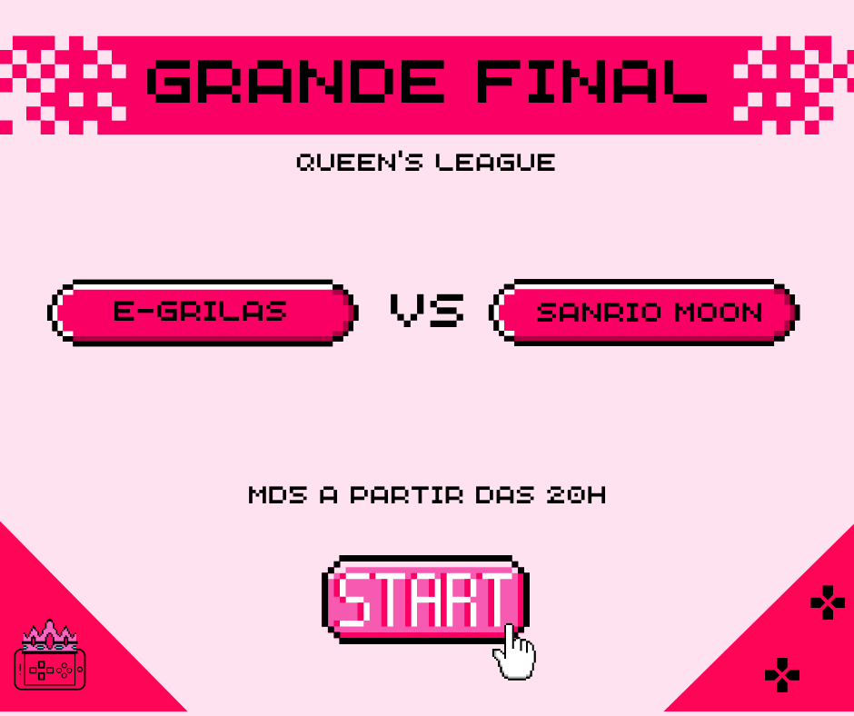 hokqueens's tweet photo. Boa tarde!🥰
Hoje rola nossa tão esperada final na Queen's League.

Os times participantes são: E-Grilas e Sanrio Moon, aguardamos todos vocês na live da @mb_snow na Twitch, a partir das 20H.😉

Logo mais disponibilizamos o link da transmissão para quem quiser acompanhar, ansiosos?🤭🤭

* @HoK_BR *