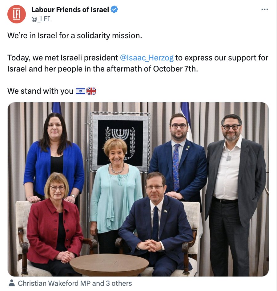 michaeljswalker's tweet photo. Hanging out with a guy who the world's highest court said plausibly incited genocide ✅

Referring to Israel's genocidal war as a genocide ❌

The UK Labour Party, 2024 https://t.co/iGcujoN9Jk