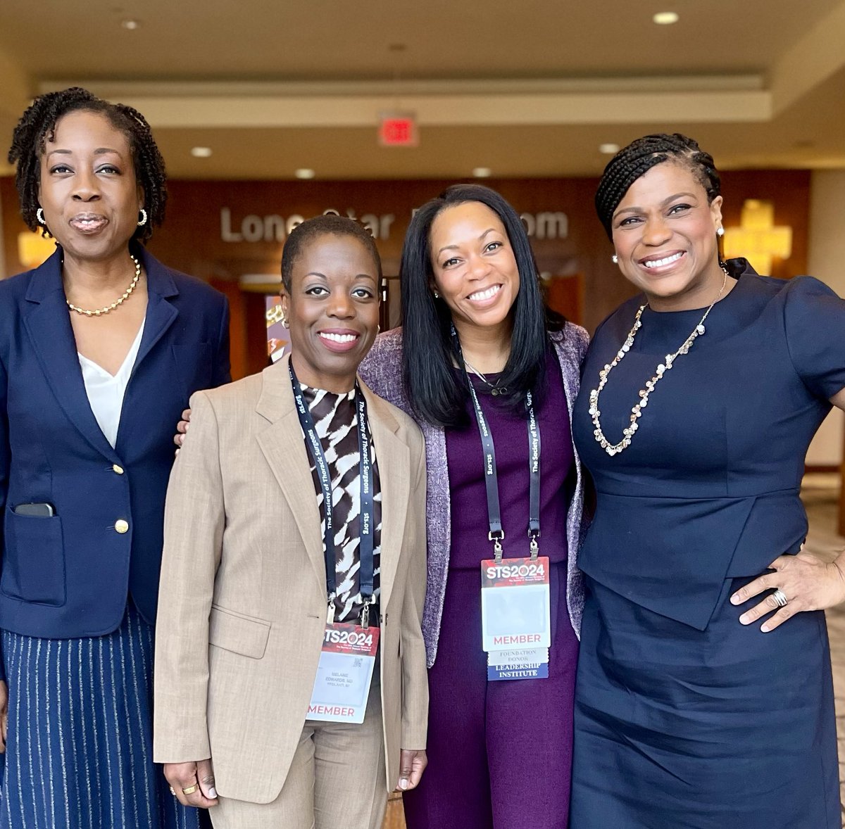 Melanie Edwards M.D. (@medwards_md) on Twitter photo Proud to stand among an amazing group of thoracic surgeons! <a href="/LorettaEMD/">Loretta Erhunmwunsee, MD, FACS</a> <a href="/ShelbyStewartMD/">Shelby Stewart, MD</a> <a href="/DrRianCharles/">Rian M. Hasson Charles, MD, MPH, FACS (She/Her)</a> <a href="/ABCTS_1999/">ABCTS</a> #STS2024 🖤 Proud to stand among an amazing group of thoracic surgeons! <a href="/LorettaEMD/">Loretta Erhunmwunsee, MD, FACS</a> <a href="/ShelbyStewartMD/">Shelby Stewart, MD</a> <a href="/DrRianCharles/">Rian M. Hasson Charles, MD, MPH, FACS (She/Her)</a> <a href="/ABCTS_1999/">ABCTS</a> #STS2024 🖤