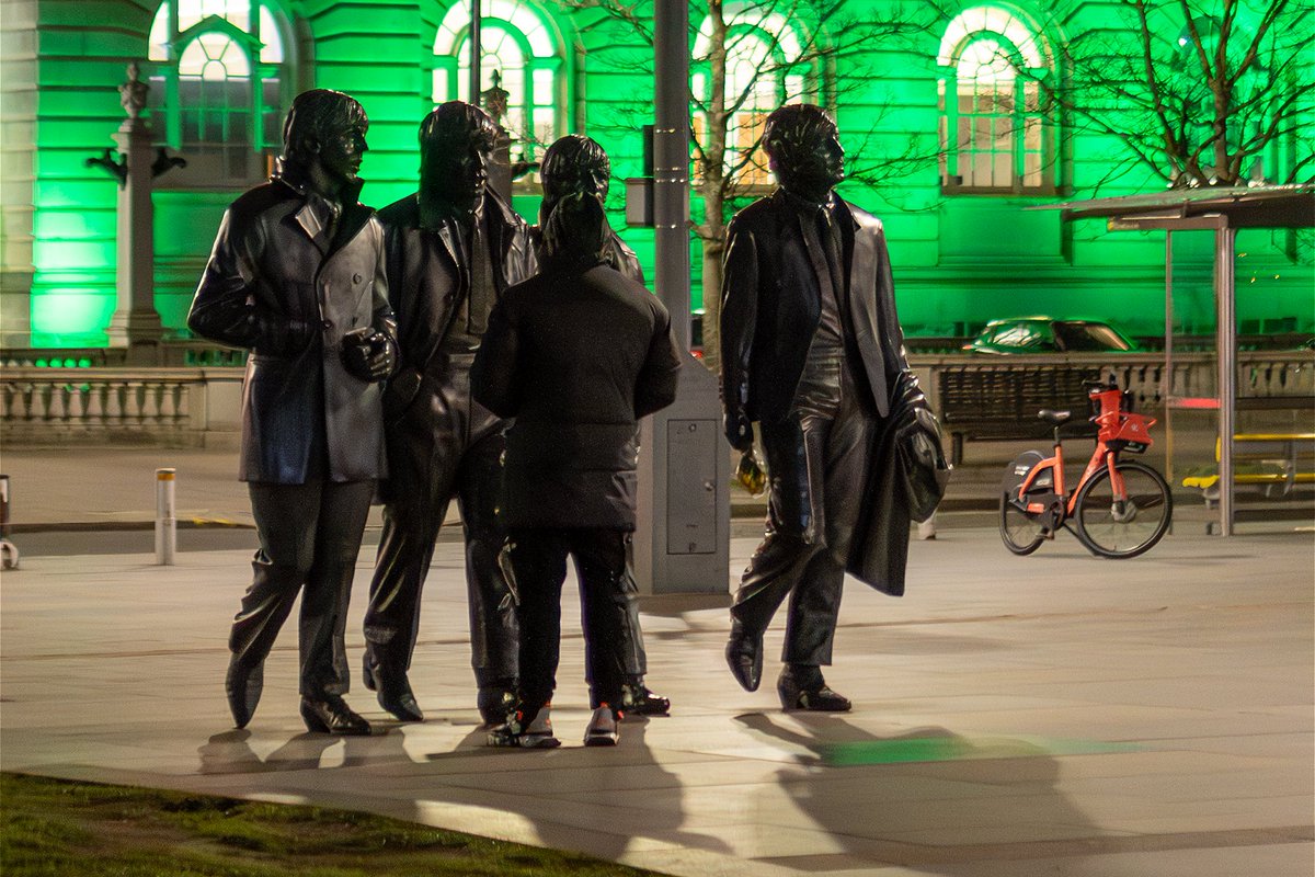 Port of #Liverpool Building. Who is the Fifth Beatle?😉