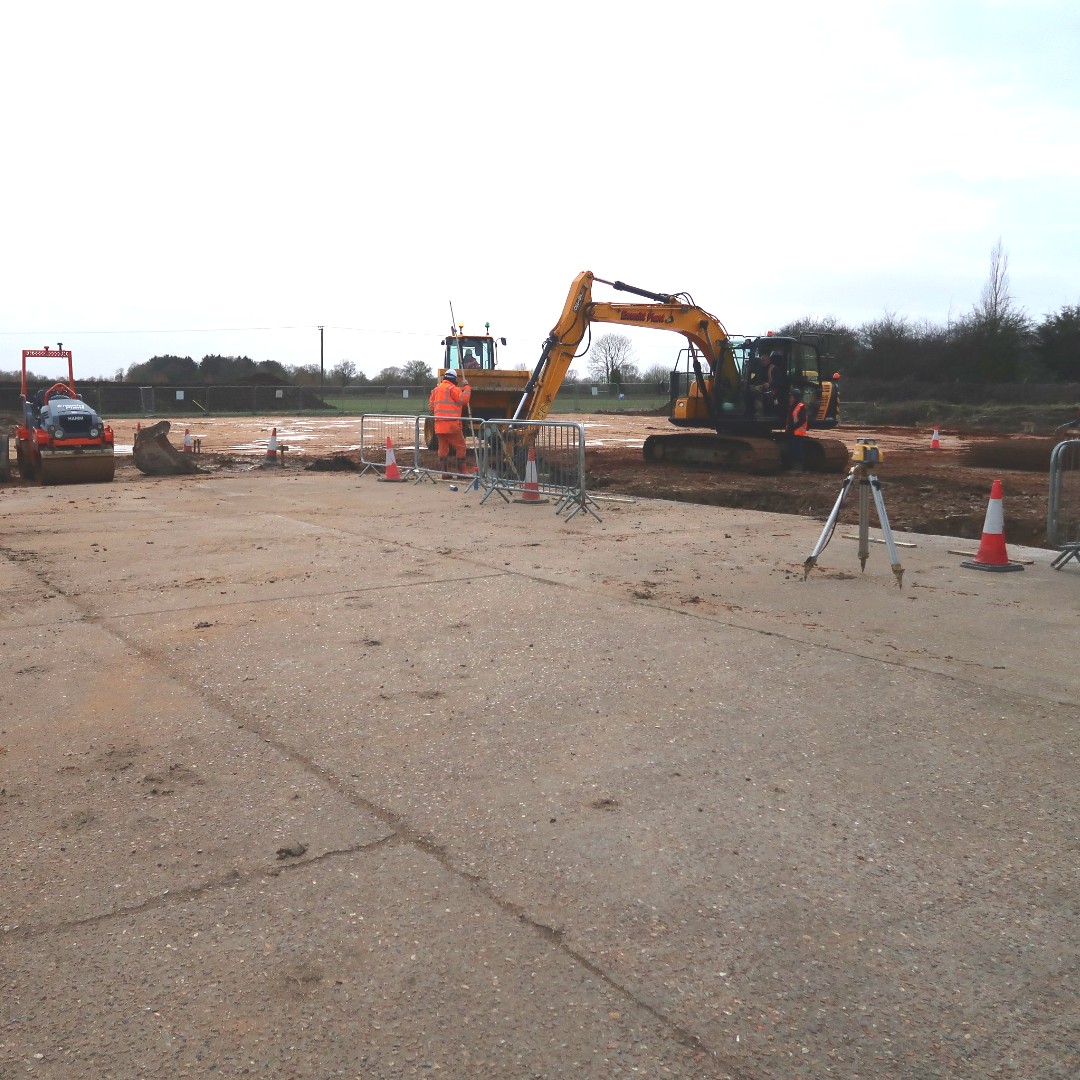 TuckwellGroup's tweet photo. More progress on the new workshop at our Worlingworth Depot!! 🙌 🙌 🙌
#WorkshopProgress #ConstructionUpdate #BuildingFoundations #DepotDevelopment #NewWorkshop #WorkInProgress #BuildingProject #ConstructionSite #WorlingworthDepot #NewWorkshop https://t.co/V1nObrnVVR