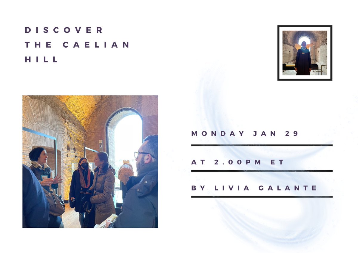 MastersRome's tweet image. Everyone has been talking about the Caelian Hill but who really knows all about this historical hill of Rome... Our archeolgist Livia certainly does!
Learn all about it tomorrow at 2.00pm ET in our FREE live lecture bit.ly/CaelianHillMGR
Don't Miss it!