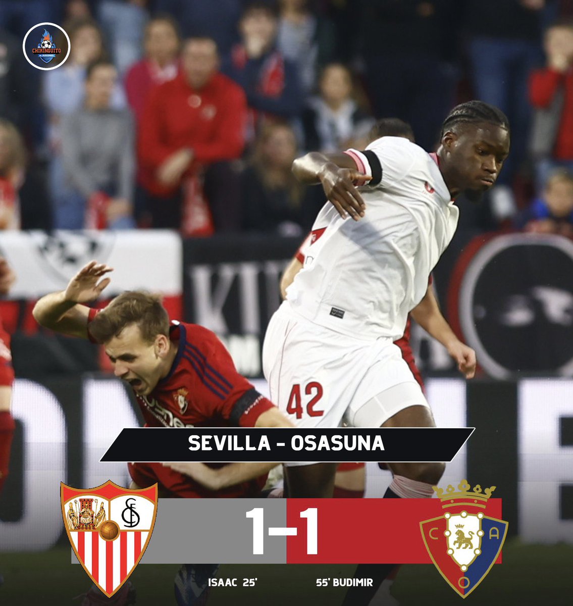 cristobalsoria's tweet photo. El jueves en Copa el Var usa el término “jugada residual” para anular un penalti pitado a favor del Sevilla…el mismo término que hoy usan justo al revés para “casualmente” perjudicar al Sevilla… 😡 https://t.co/X1Hu15XWuQ
