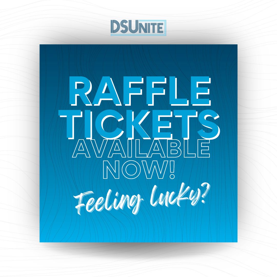 DakStateAlumni's tweet photo. Feeling lucky? At this year's #DSUnite, we will be raffling off three amazing prizes!

Raffle tickets 🎫 are $25 or 5 for $100!
Purchase yours today ➡️ https://t.co/hdz8xc4oV6

#DSURising #WeAreDakotaState #DSUTrojanPride #DSUalumni https://t.co/tD6K6CDGbH