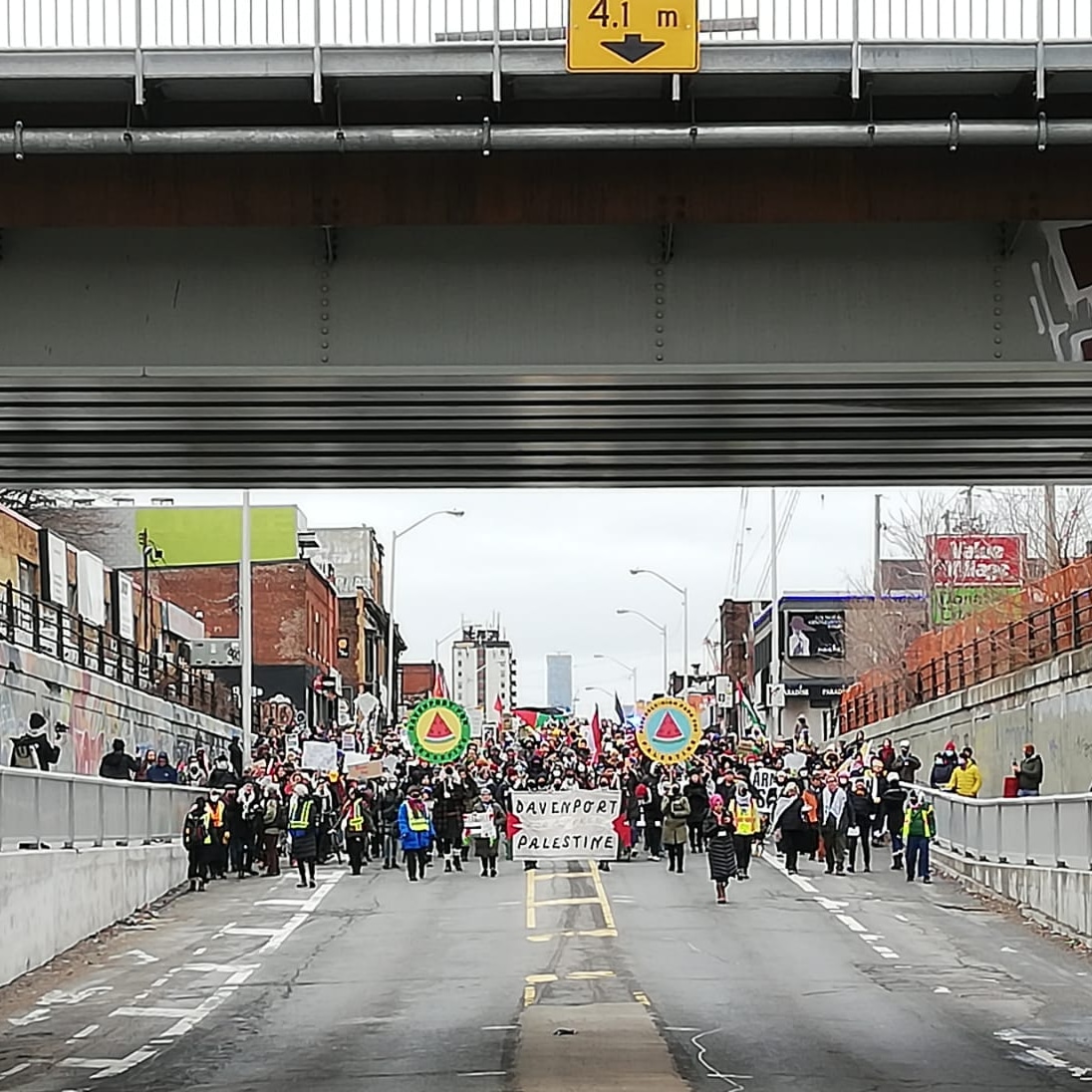 In our thousands, in our millions, we are all Palestinians. Davenport and Parkdale-High Park turned out big time in a day of action in over 20 ridings across the country today #freepalestine🇵🇸