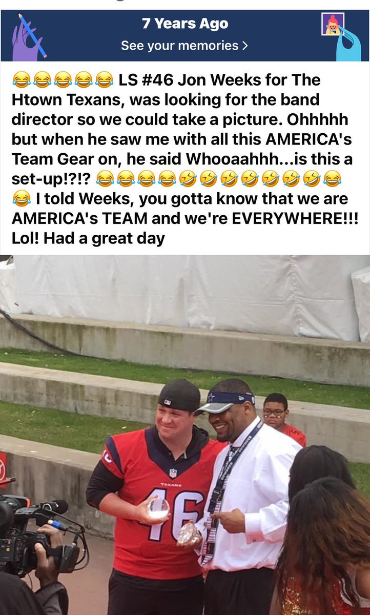 Represent that Star wherever I’m at! Lol! #AmericasTeam