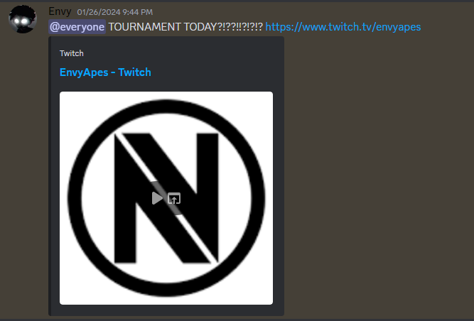 Destiny 2 streamer "@EnvyD2_" SCAMMED me... On the 26th of January I played in his 1v1 tourney for bloodstream. In the semis, Envy asked me and my opponent to film our desktops, we both told him that we cant and he said fine and continued the tourney. 1/3 streamable.com/dwoe4k