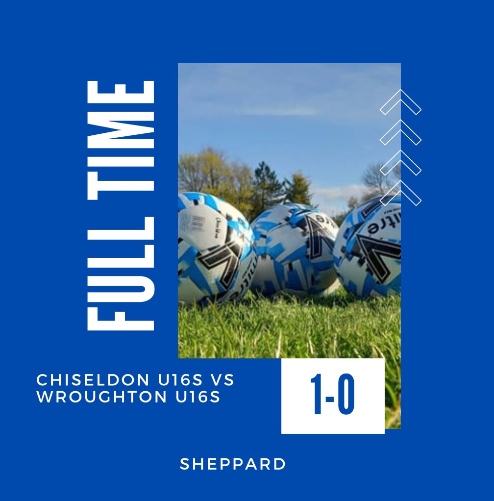 A win for our U16s against @wroughtonyouth__ #u16s 

Man of the match was new signing Joel Mutamba

#upthechissy  🔵⚪️🔵⚪️