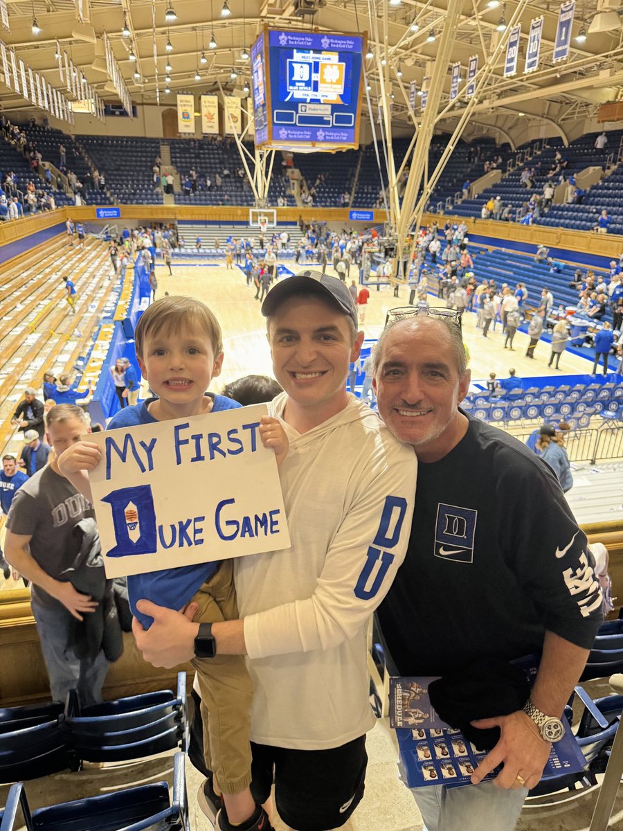 Until he plays for Duke, Ford’s first game last night might be my favorite check off the bucket list so far. I mean…he’s already made a solid impression on the coach. 💙😈🏀

(PS thanks to Danielle/Mommy/Superwoman for making this happen 🦸‍♀️🫶)